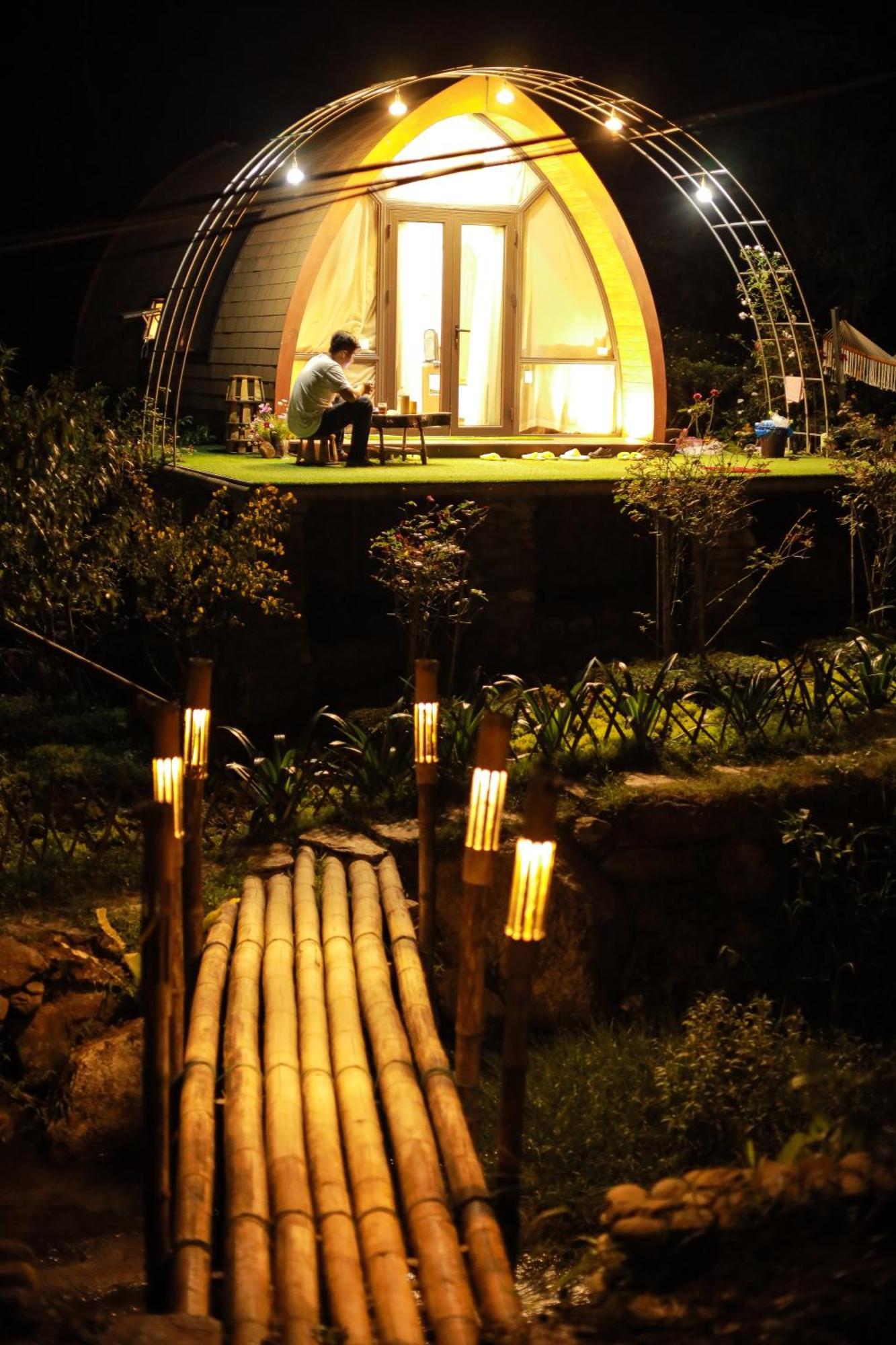 Ngu Chi Son Trekking Sapa Hotel ภายนอก รูปภาพ